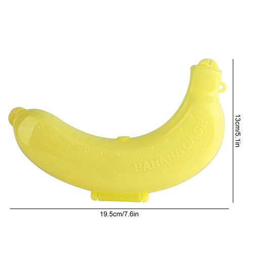Cute 3 Colors Fruit Banana Protector Box Holder Case Lunch Container Storage - Picture 4 of 8