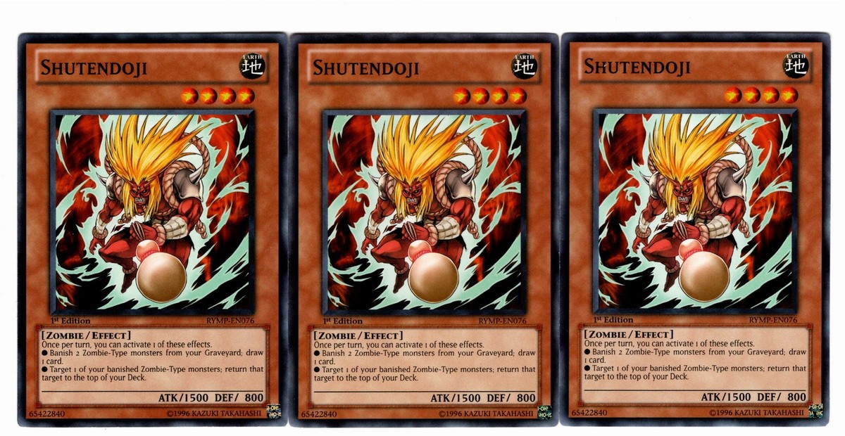 Yugioh- 3X Shutendoji - Common - 1st Edition - RYMP-EN076 Yugioh- 3X Shutendoji - Common - 1st Edition - RYMP-EN076