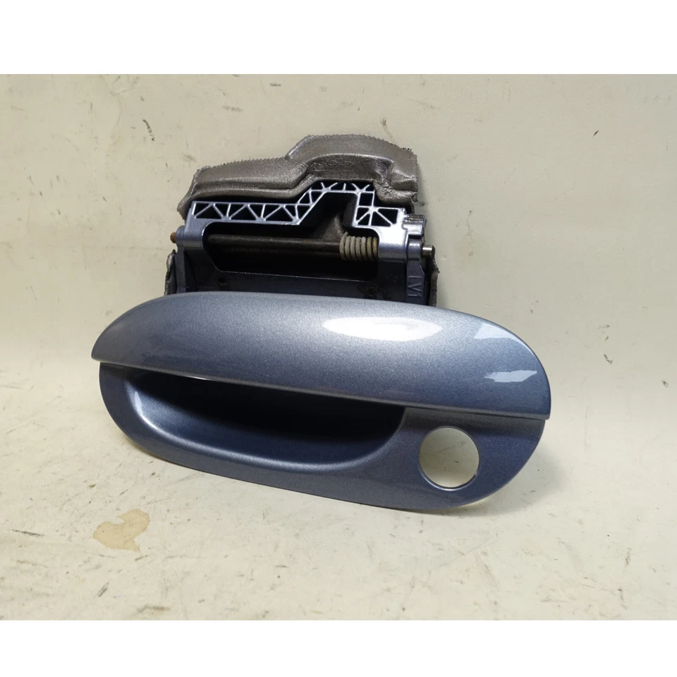 1997-2003 BMW E39 5-Series Plastic Left Front Ext Door Handle Steel Blue OEM - Image 2 of 4