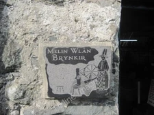 Photo 6x4 Brynkir Woollen Mill entrance sign Golan  c2011