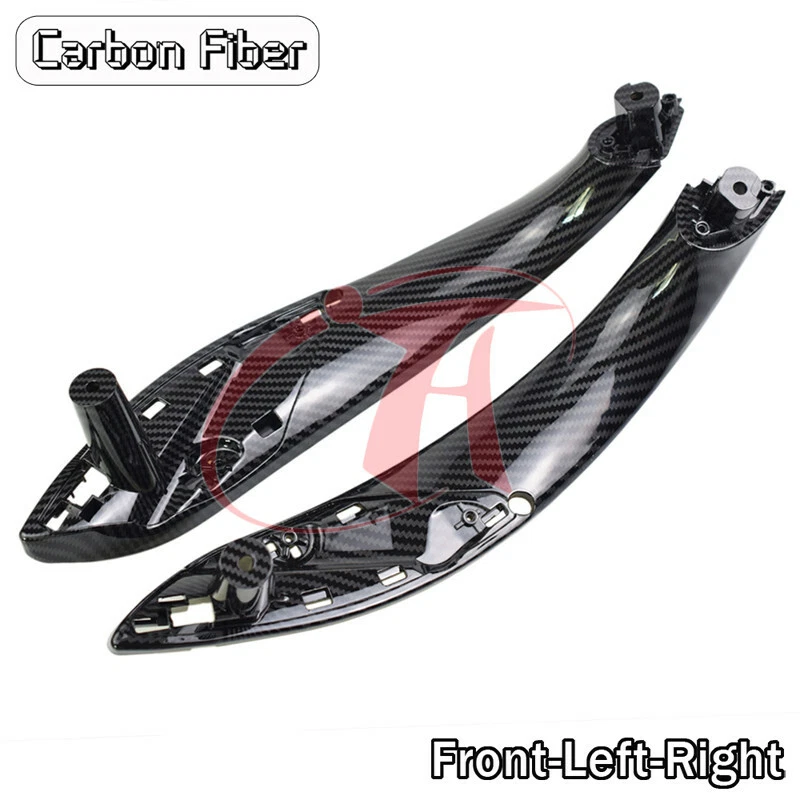 4x Carbon Internal Door Inside Pull Handle For BMW F34 F30 F31 F80 F82 F32 F35 - Imagem 3 de 4