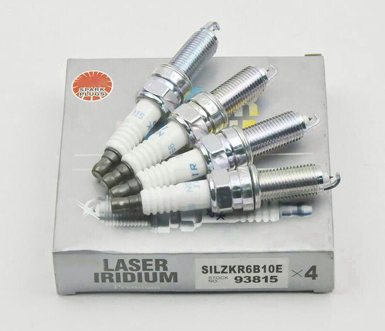 4 PACK Spark Plug For ngk Laser Iridium SILZKR6B10E for Kia Hyundai Veloster