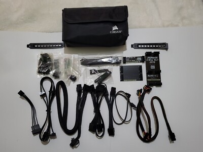 *BUNDLE* SLI Bridge ASROCK NVIDIA, Cards, Cables, Corsair Bag PCI-E Type4...