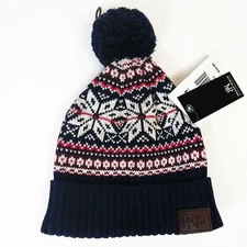 Parish nation 100%authentic Beanie skully size Large/XL multicolor Navy blue 