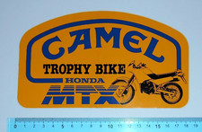 VINTAGE CAR MOTORCYCLE TUNING CAMEL TROPHY BIKE STICKER DECAL Honda MTX MA3775