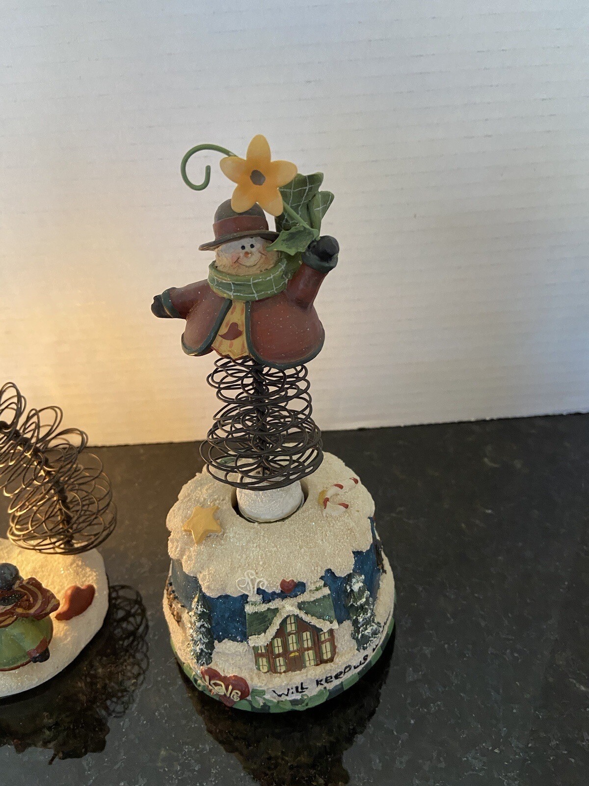 Crazy Mountain 2 Exclusive Christmas Snowman With Flickering Fire Lamp& Music