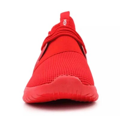 Men\'s Members Only Red Ace Renewed Knit Active Running Sneaker Size 10 ☆MEMBERS ONLY ACE RENEWED KNITTED SNEAKER MEN main image 2