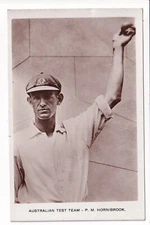 Australian Test Team Cricketer P.M. Hornibrook RPPC