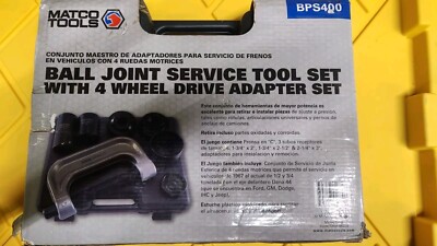 Matco Tools BPS400 Ball Joint Service Kit With 4-wheel Adaptors  NEW 
