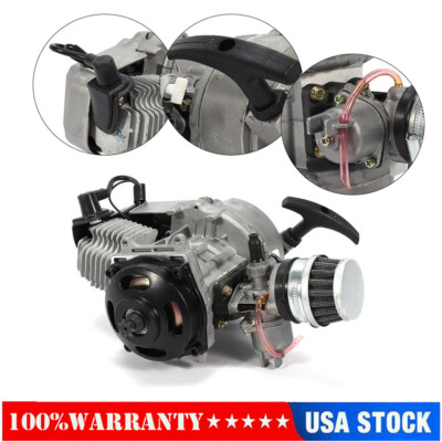 49cc 2 Stroke Engine Motor Pull Start For Pocket Bike Mini Dirt Bike ATV Scooter