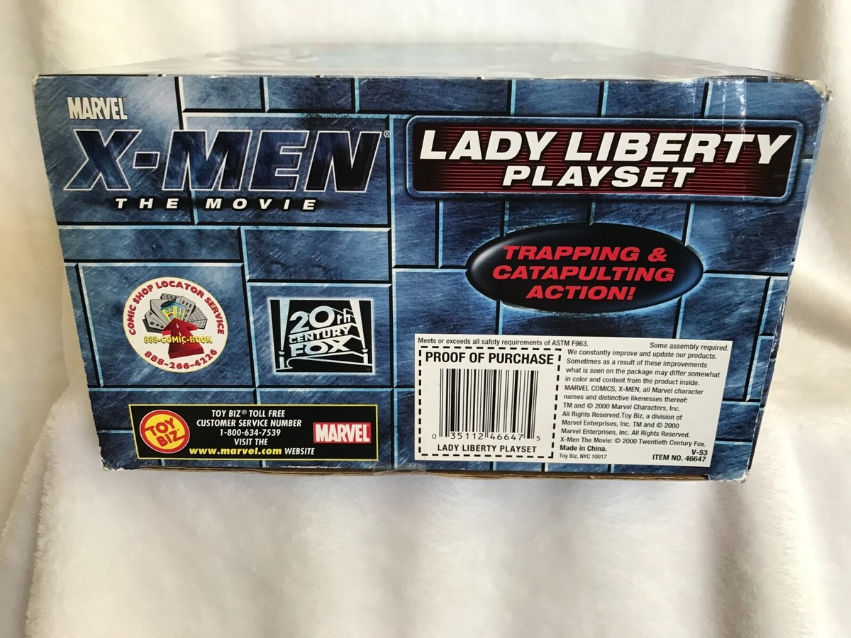 New VTG 2000 Toy Biz Marvel X-Men Lady Liberty Trapping