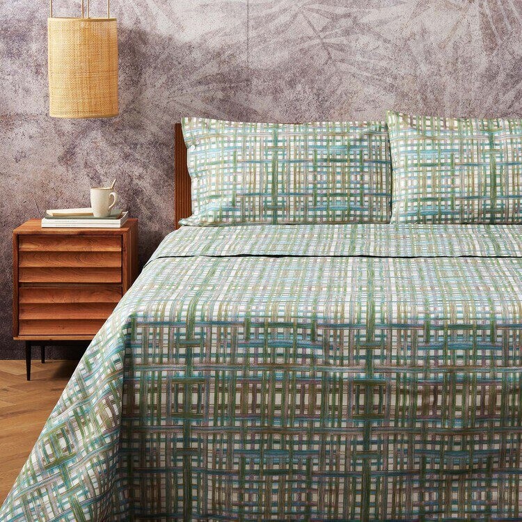 Double Bed Sheets Zucchi Percale combed cotton BELEM V1-image
