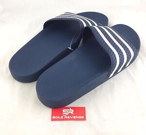 navy blue adidas sandals