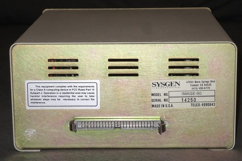 Sysgen Image 90 - External Tape Drive - Externes Band-LW mit Controller + Kabel - Afbeelding 3 van 6