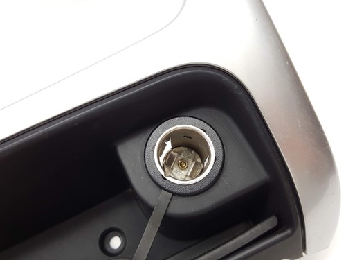 2002-2007 Liberty OEM Climate / Radio Trim Dashboard Storage Outlet Bezel Silver - Picture 3 of 6