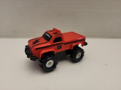 Vintage 1986 Ford 4x4 Mini Schaper Stomper Red Pickup Truck 23 McDonalds Toy