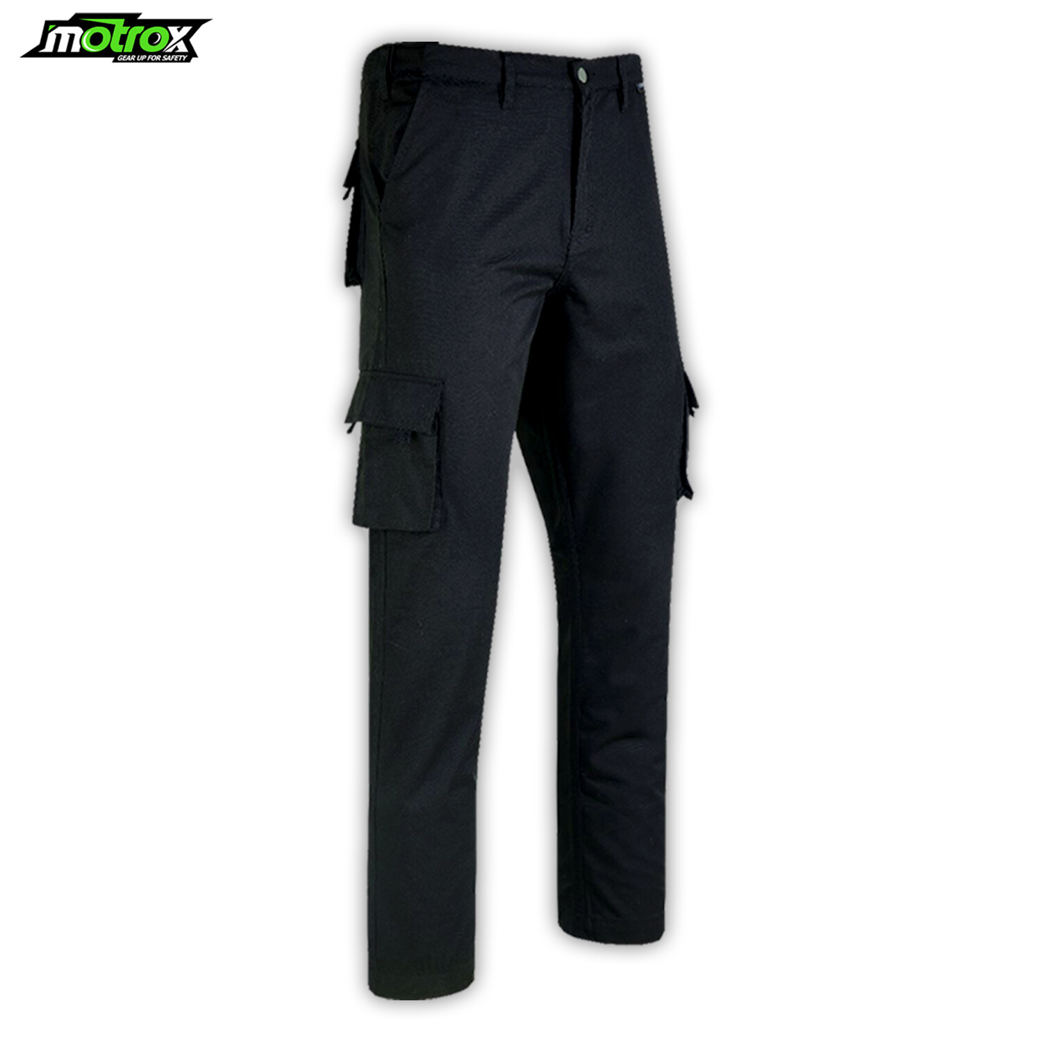 Mens Cargo Combat Work Trousers Black Working Cotton Lightweight