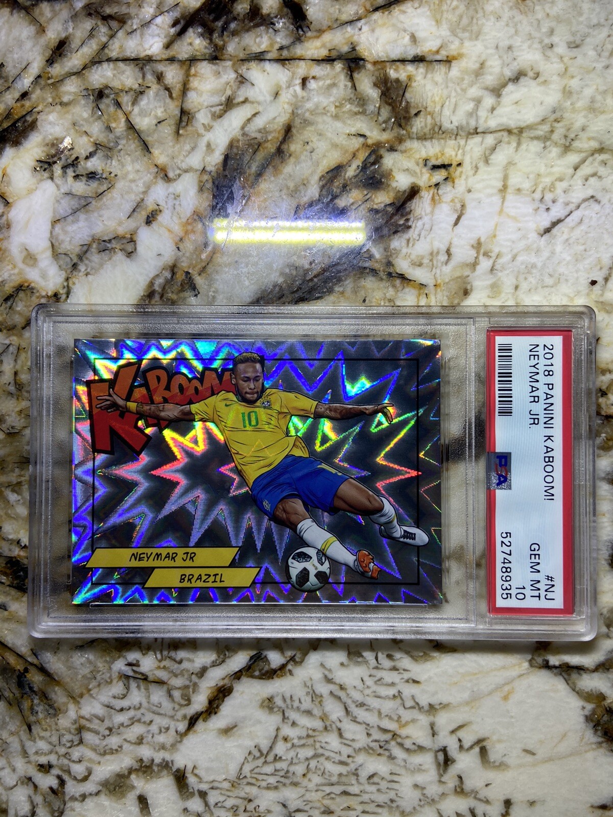 2018 Panini Kaboom Neymar Jr. #NJ PSA 10 GEM MINT Brazil Low POP Rare