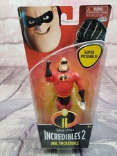 Incredibles 2 Disney Pixar Mr. Incredible Super Poseable Action Figure New