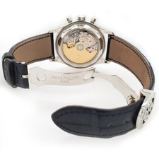 Patek Philippe 5961P 001 Complications Blue Baguette Diamond Platinum Box Papers 8