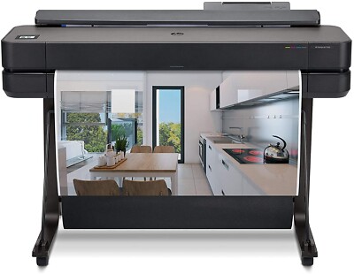 HP DesignJet T650 36'' Wide Large Cad Plotter PDF Plans Engineering Blueprint NEW