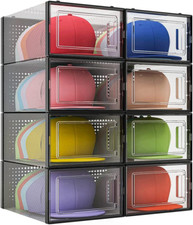 Hat Organizer for Baseball Caps, Hat Storage Box Showcase, Baseball Caps Collect