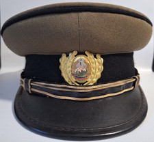 Kopfbedeckung Schirmm&uuml;tze Rum&auml;nien Romania Marine M&uuml;tze Milit&auml;r Offizier