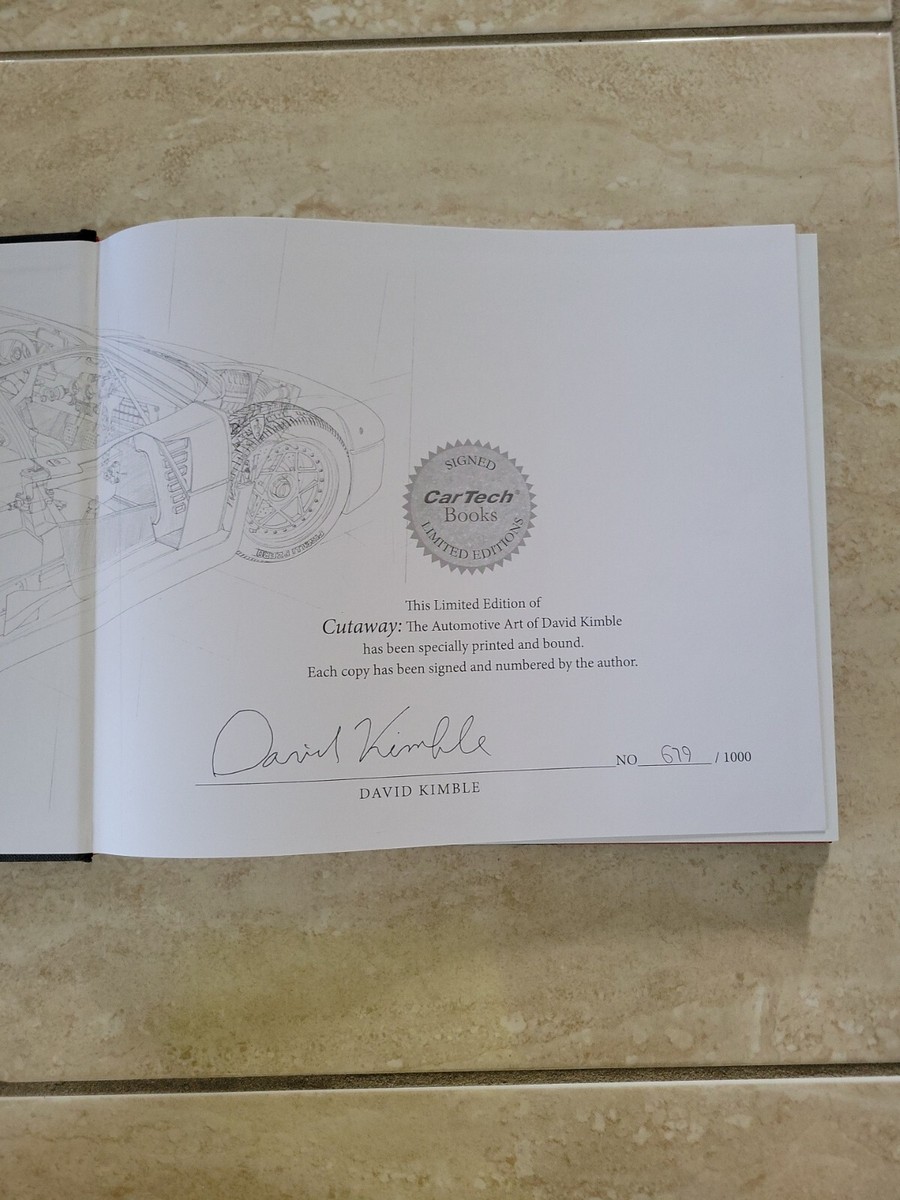 Cutaway The Automotive Art of David Kimble Signed - Numbered - 679