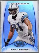 Calvin Johnson 2012 Topps Platinum Base Card #1 - Detroit Lions
