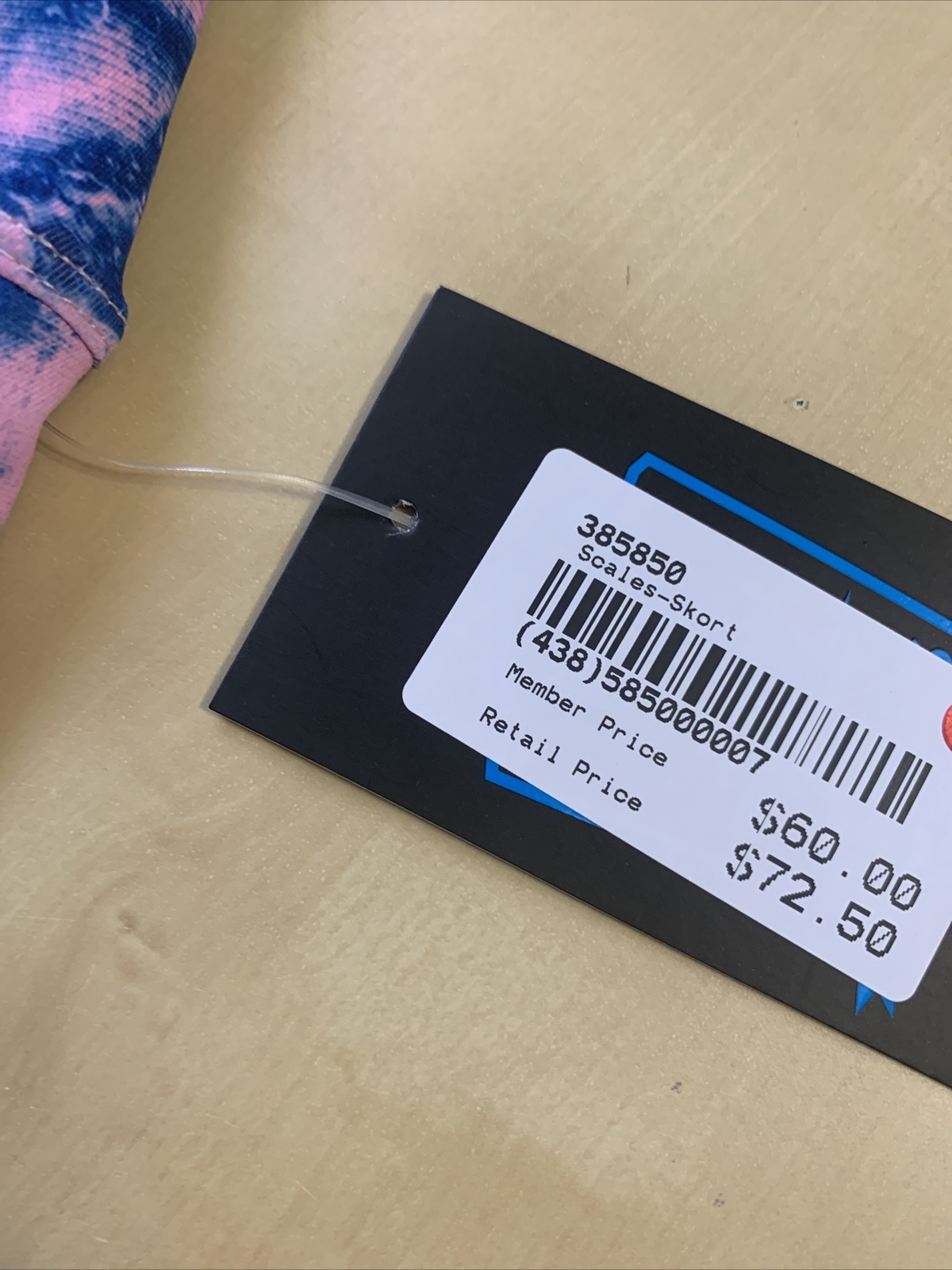 Scales Wavy Skort Ladies small Pink Blue Golf tennis Pickleball NEW NWT