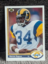 1991 Upper Deck #499 Marcus Dupree St. Louis Rams