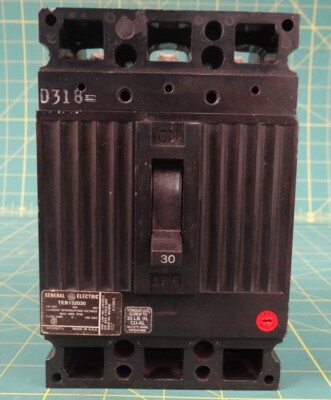 General Electric TEB132030 Circuit Breaker 240 VAC  30A  60 HZ
