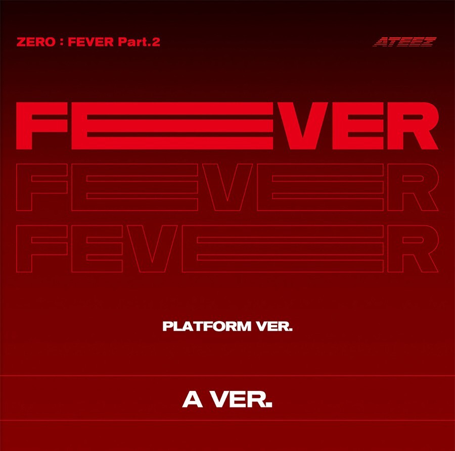 ATEEZ ZERO:FEVER PART.2 Album PLATFORM 3 Ver SET/3 QR+6