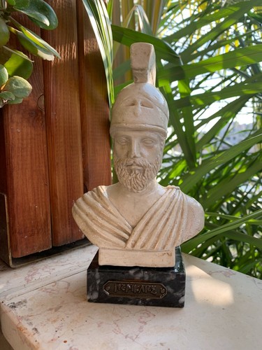 Pericles Bust Sculpture Marble Handmade, Greek Statesman Bust Casting Stone⭐ - Picture 6 of 11