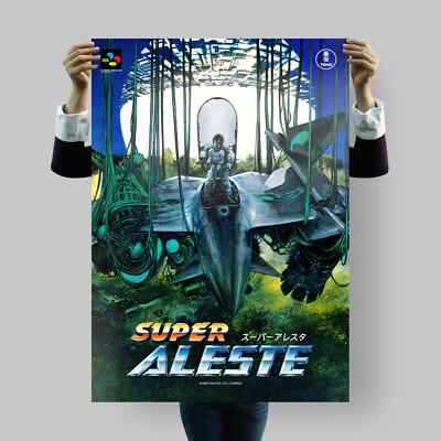 Super Aleste Japan Promo Poster by Naoyuki Katoh for Compile / Toho   Size B2
