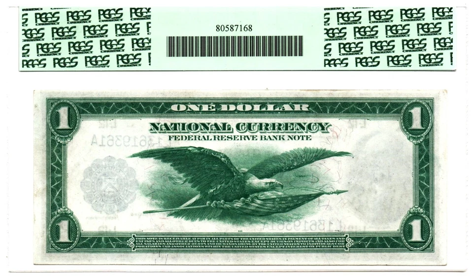 Fr. 744 1918 San Francisco Federal Res PCGS Currency Choice About New 58 PPQ - Image 2 of 2