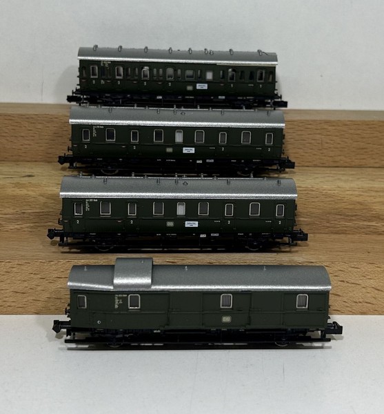 Minitrix Mhi N 18724 Personenwagen-Set Db Ep.Iii Neu & Ovp-image