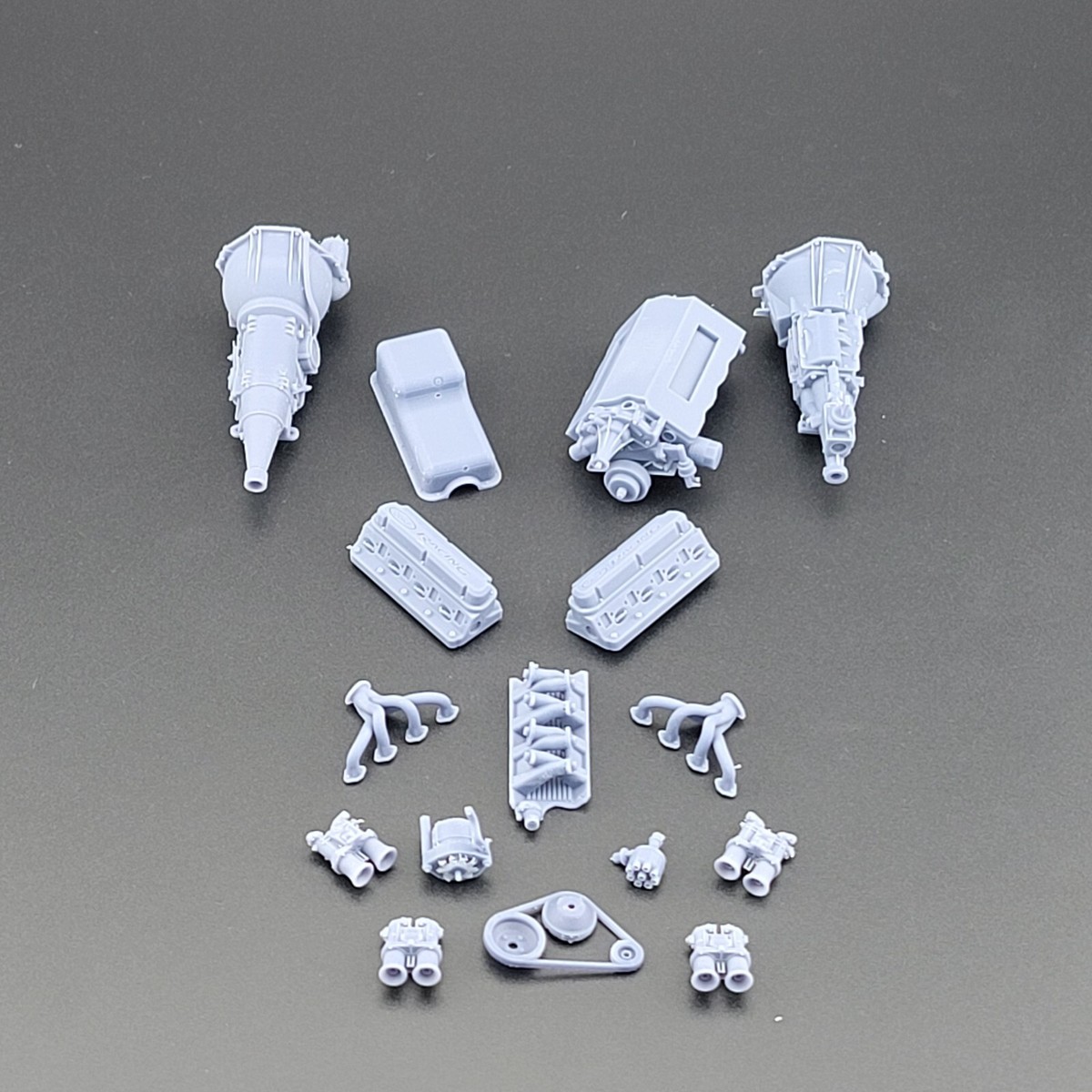 1:25/1:24 Ford 289/302 Windsor Cross Ram model engine resin 3D
