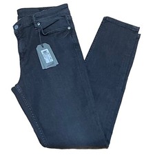 Allsaints Womens 32 Skinny Jeans Dark Gray Mast Low Rise NWT 160