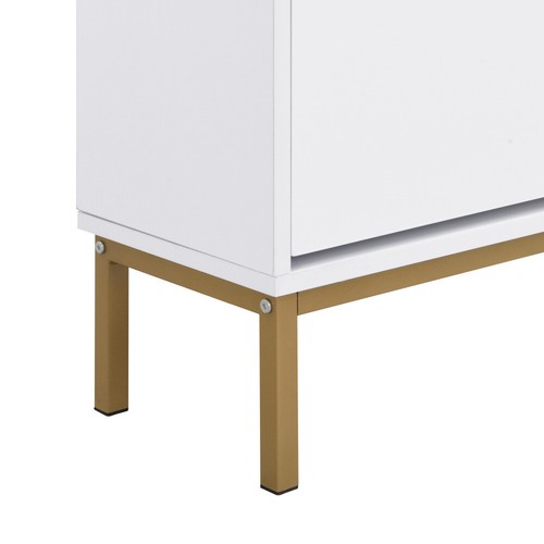 Schuhschrank mit Schuhwechselhocker, Dreifach Klappbarem Schuhregal und Stauraum - Bild 8 von 24