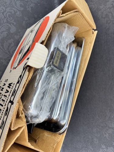 In Box Vintage Chrome Toastess Waffle Maker Iron 51 Midcentury Modern CLEAN - Picture 9 of 15