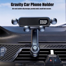 360�Gravity Car Phone Holder Air Vent Mount Stand Cradle For Mobile Phone iPhone