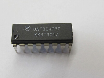 3 Stück/pcs - UA78S40PC - MOTOROLA DIP16 - Universal Regulator 1,25V-40V 78S40