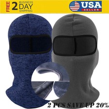 Winter Warmer Thermal Fleece Windproof Wool Balaclava Full Face Cover For Unisex