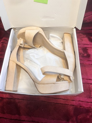 DREAM PAIRS Women's Hi-Lo High Heel Platform Pump Sandals Size 11 - Picture 6 of 7