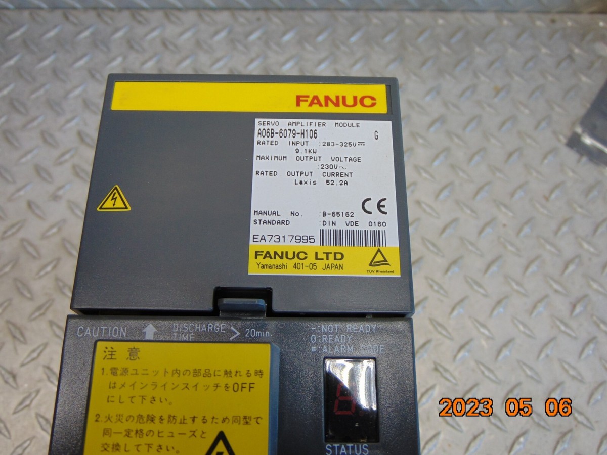 電源ユニット FANUC AMPLIFIER MODULE A06B-6079-H106 Fanuc A06b-6079-H106 Revision H,Servo Amplifier Input Module