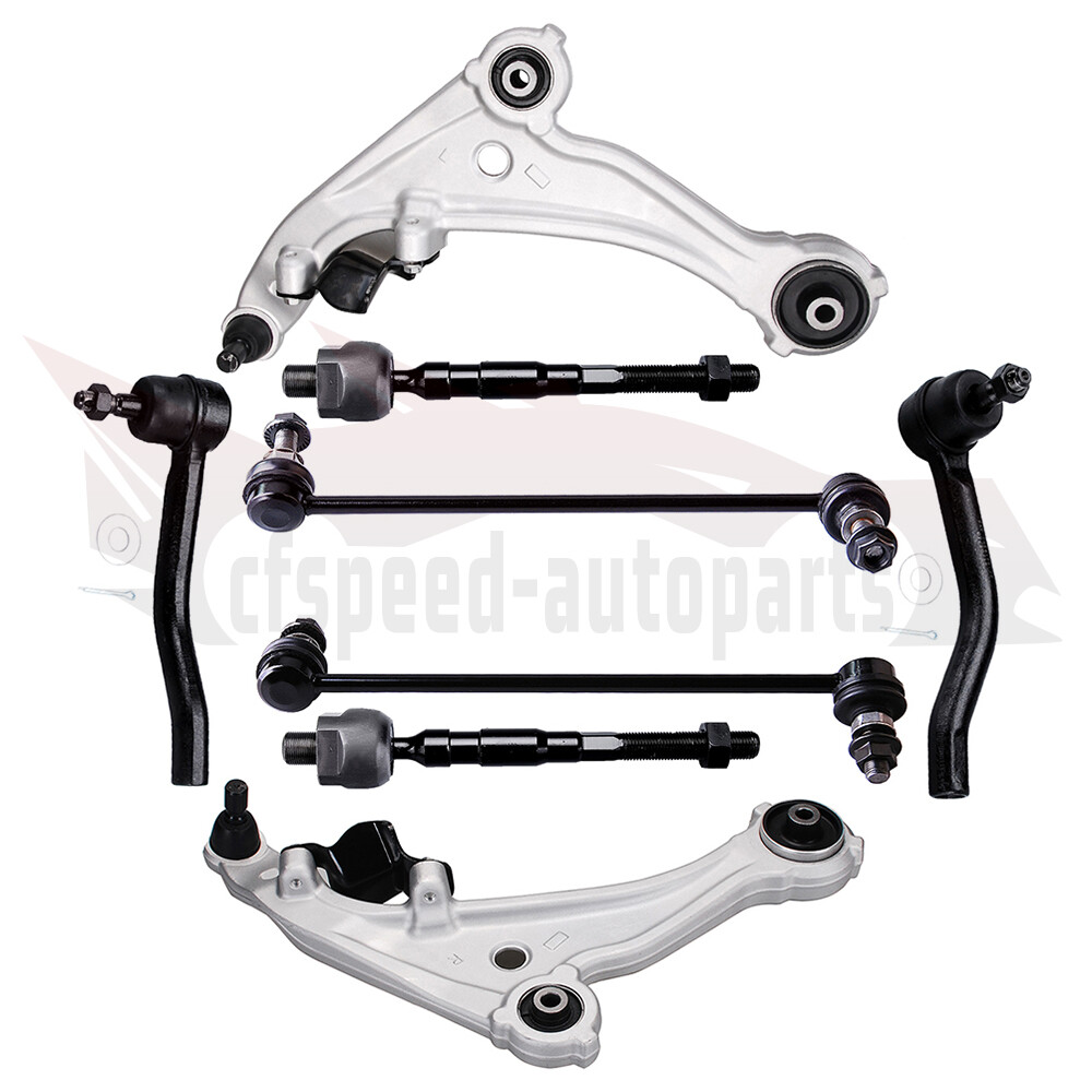 8PCS Front Lower Control Arm with Ball Joints for 2007-2013 Nissan Altima Suspension
