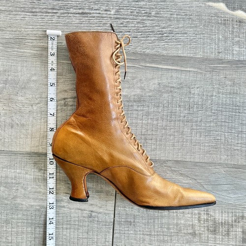 Antique 1900s Sautter's Utica, NY Victorian/Edwardian Granny Boots (size 6/7) - 第 16/18 張圖片