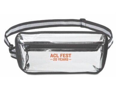 20 Yr Austin City Limits ACL Music Festival Fanny Pack Travel Hip