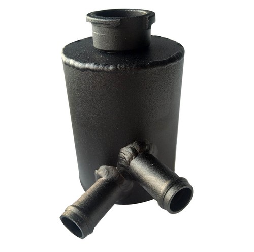 0.45L Universal Aluminum Coolant Expansion Header Water Tank W/ Cap Silver 4"x3" - Picture 10 of 11